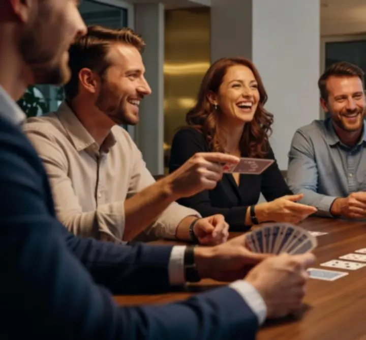 Közösségi poker asztal barátságos légkörben